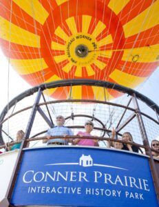 1859 Balloon Voyage experience at Conner Prairie