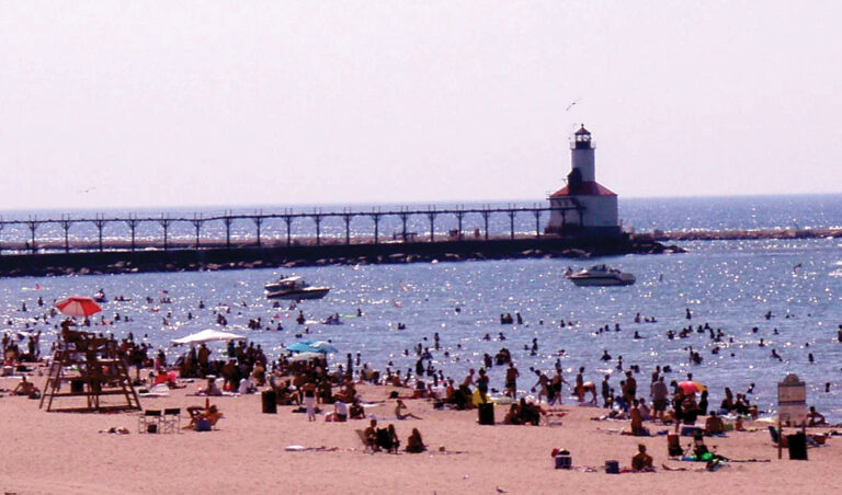Soak up the view of Michigan City