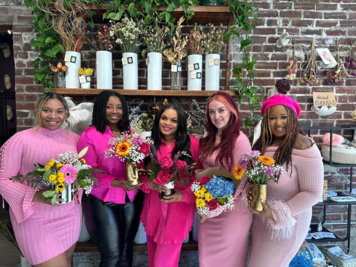 A group photo of some of the women entreprenurs who are responsible for advancing the mission of Girl Gang Indy. (Photo provided/A Good Life Photo Co.)