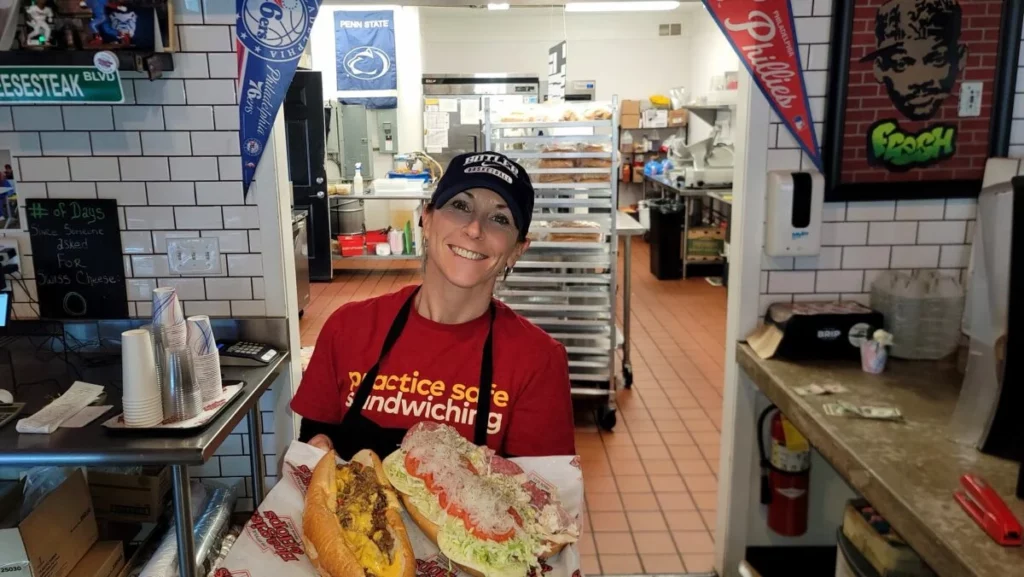 Owner of Hoagies and Hops in Butler Tarkington Kristina Mazza during NBA All-Star Weekend in Indianapolis on February 17, 2024. (Photo/Noral Parham III)

