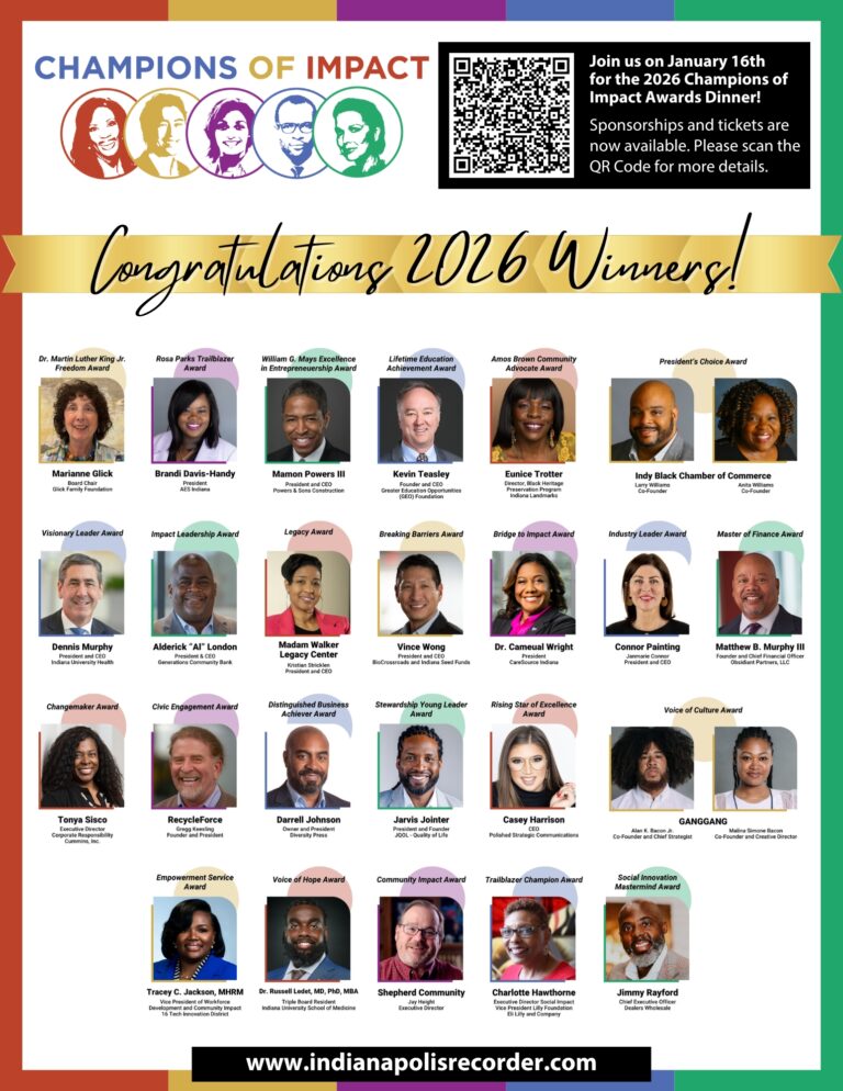 Recorder Media Group announces 2026 Champions of Impact Award honorees