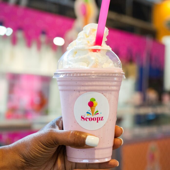 Scoopz Ice Cream is a Black-owned ice cream shop at the AMP at 16 Tech. (Photo/Scoopz via Facebook)