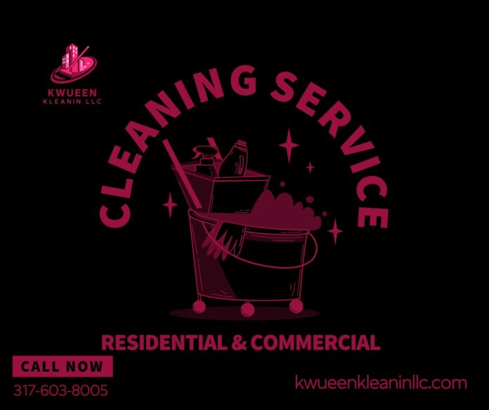 Kwueen Kleanin LLC is a Black-owned, Indy-based residental and commercial cleaning service. (Photo provided/Kwueen Kleanin LLC)