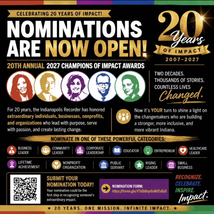 Champions of Impact 2027 nominations open